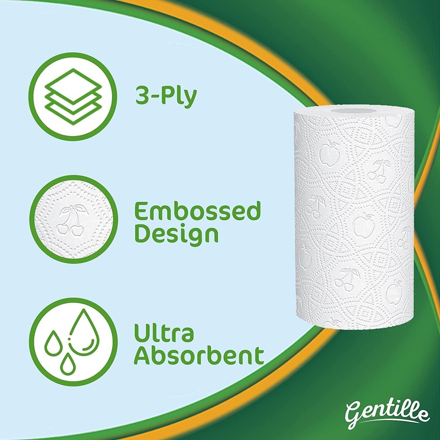 Gentille Giant 3Ply Kitchen Paper Towel