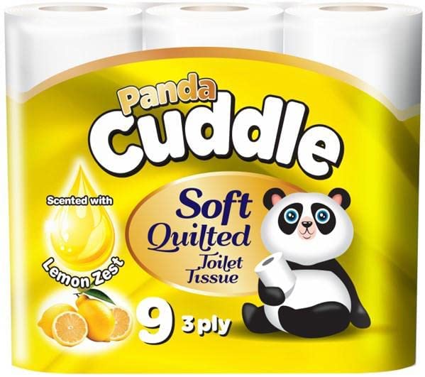 Panda Cuddles 3ply Toilet Rolls