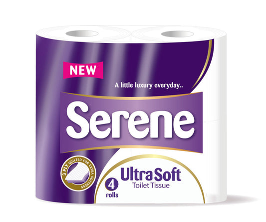 Serene Luxury Soft 3ply Toilet Rolls